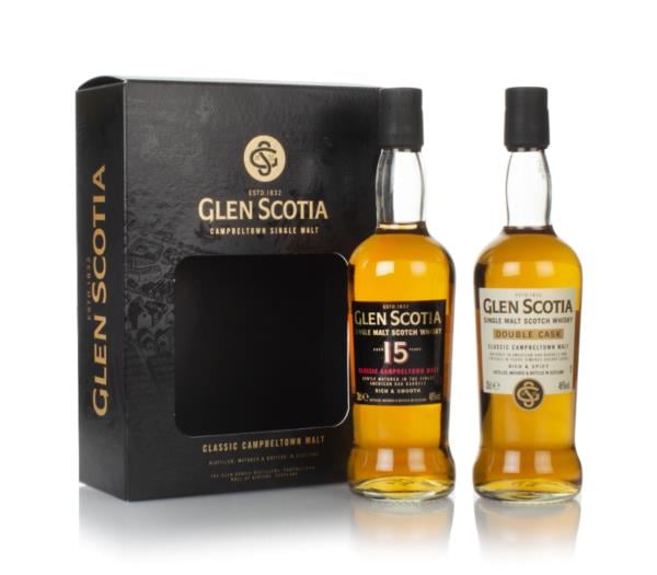 Glen Scotia Double Cask & 15 Year Old Gift Pack (2 x 20cl) Single Malt Whisky
