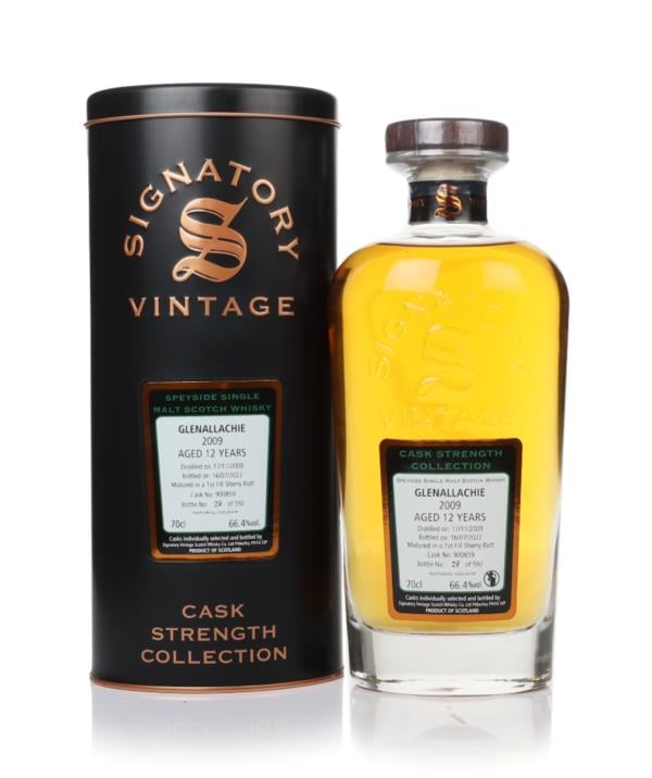 GlenAllachie 12 Year Old 2009 (cask 900859) - Cask Strength Collection Single Malt Whisky