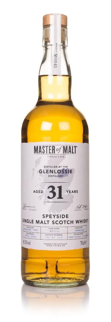 Glenlossie 31 Year Old 1992 Single Cask (Master of Malt) Single Malt Whisky