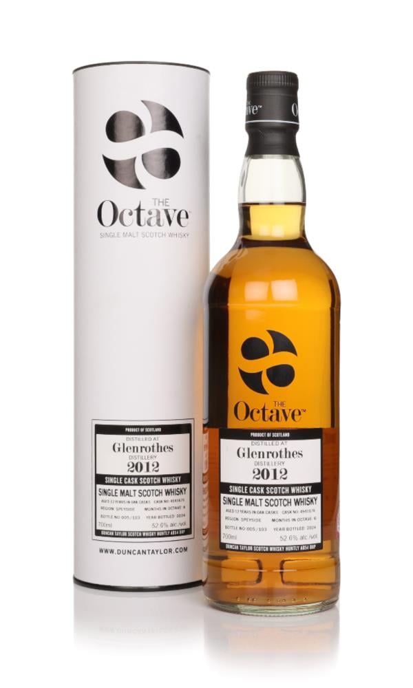 Glenrothes 12 Year Old (cask 4941676) - The Octave (Duncan Taylor) Single Malt Whisky