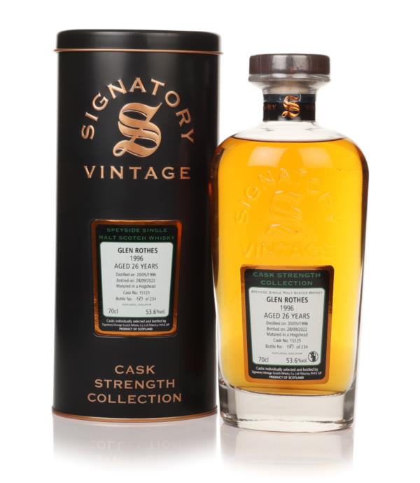 The Glenrothes 26 Year Old 1996 (cask 15125) - Cask Strength Collectio Single Malt Whisky