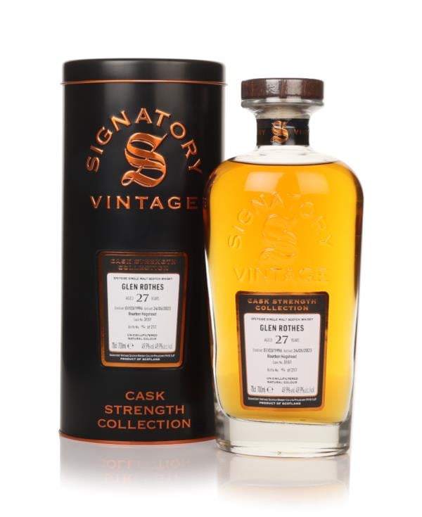Glenrothes 27 Year Old 1996 (cask 3151) - Cask Strength Collection (Si Single Malt Whisky