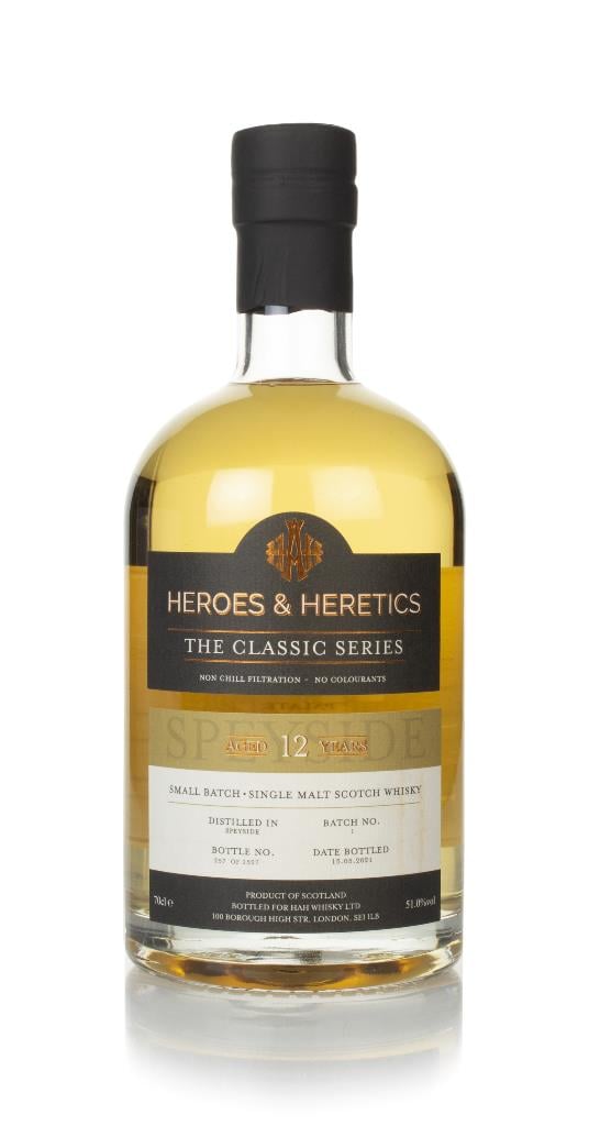 Speyside 12 Year Old - The Classic Series (Heroes & Heretics) Single Malt Whisky