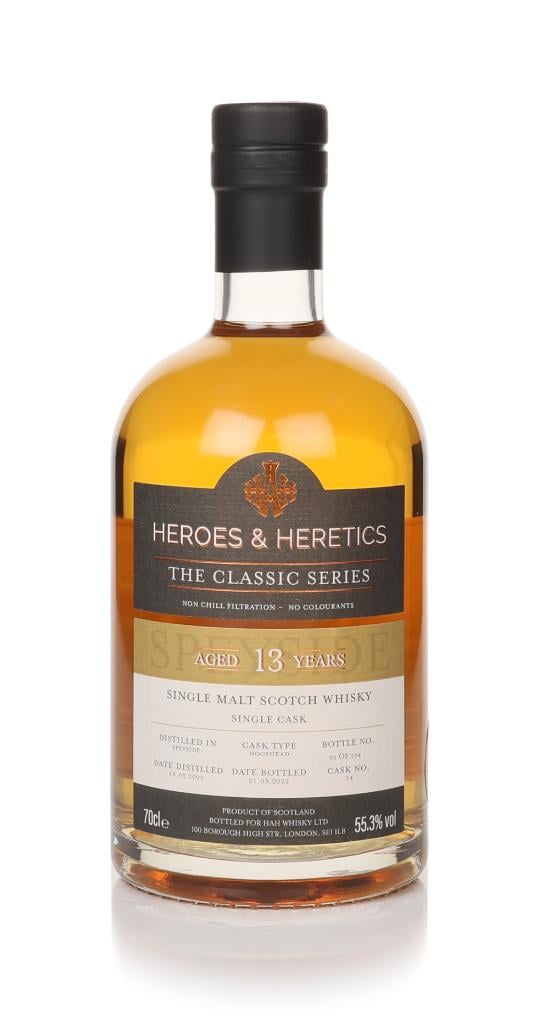 Speyside 13 Year Old 2009 (cask 14) - The Classic Series (Heroes & Her Single Malt Whisky