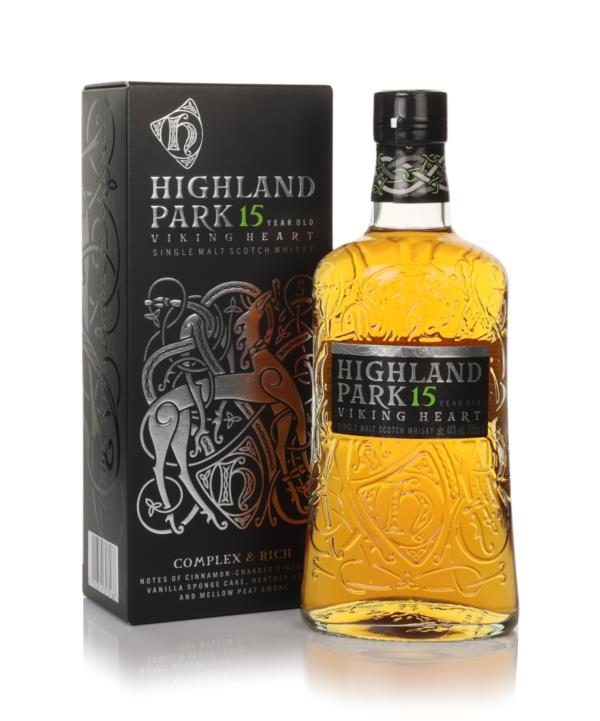 Highland Park 15 Year Old - Viking Heart (No Box / Torn Label) Single Malt Whisky