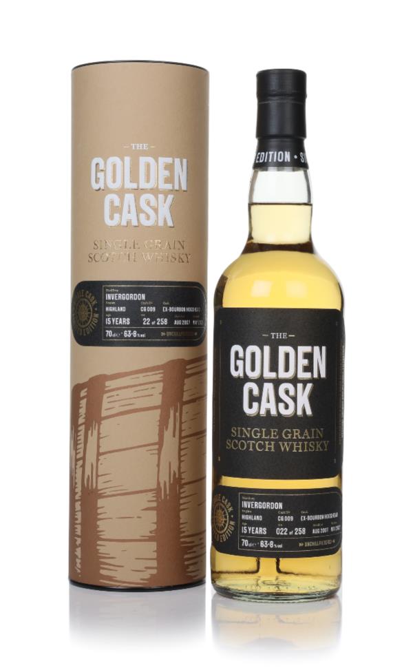 Invergordon 15 Year Old 2007 (cask CG009) - The Golden Cask (House of Grain Whisky