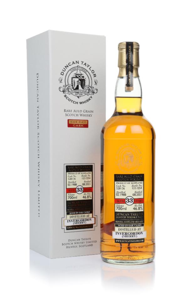 Invergordon 33 Year Old 1988 (cask 528136) - Rare Auld (Duncan Taylor) Grain Whisky