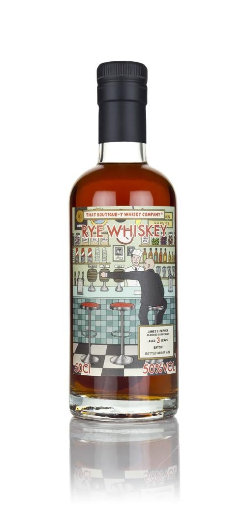 James E. Pepper 3 Year Old - Oloroso Cask Finish (That Boutique-y Whis Rye Whiskey