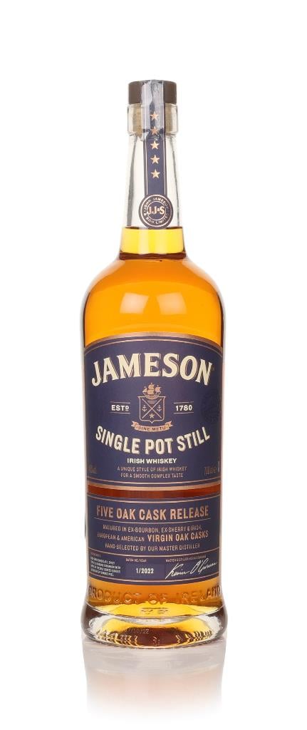 Jameson Single Pot Still - Five Oak Cask Release Single Pot Still Whiskey