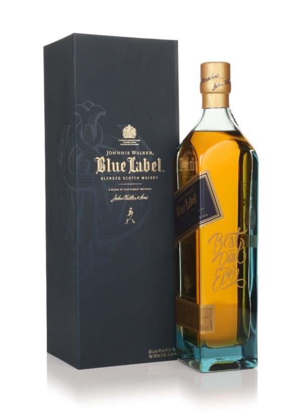 Johnnie Walker Blue Label - 'Best Dad Ever' Engraved Bottle Blended Whisky