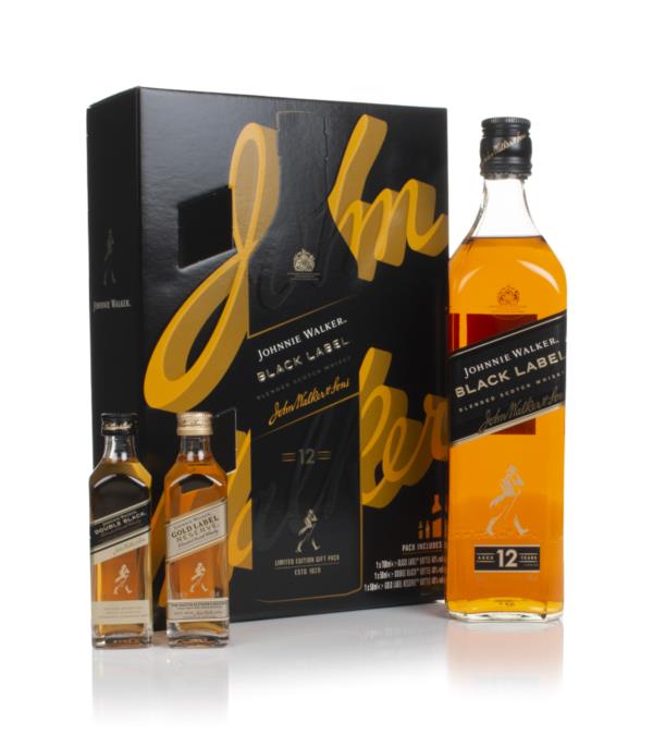 Johnnie Walker Black Label 12 Year Old Gift Pack Blended Whisky