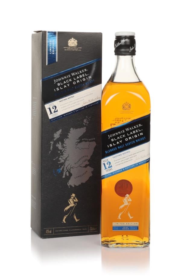 Johnnie Walker Black Label 12 Year Old Islay Origin Blended Whisky