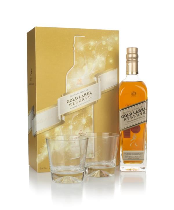 Johnnie Walker Gold Label Reserve Gift Pack with 2x Glasses Blended Whisky