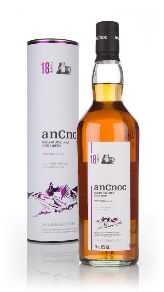 anCnoc 18 Year Old Single Malt Whisky