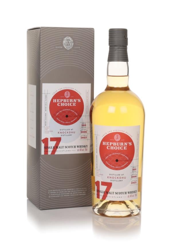 Knockdhu 17 Year Old 2006 - Hepburns Choice (Langside) Single Malt Whisky
