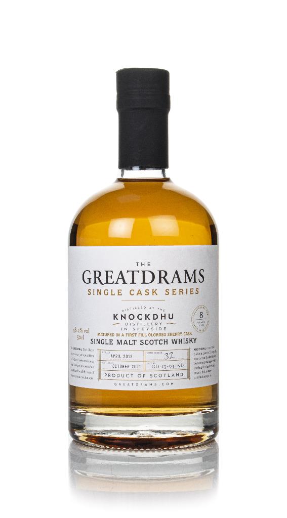 Knockdhu 8 Year Old 2013 - Single Cask Series (GreatDrams) Single Malt Whisky