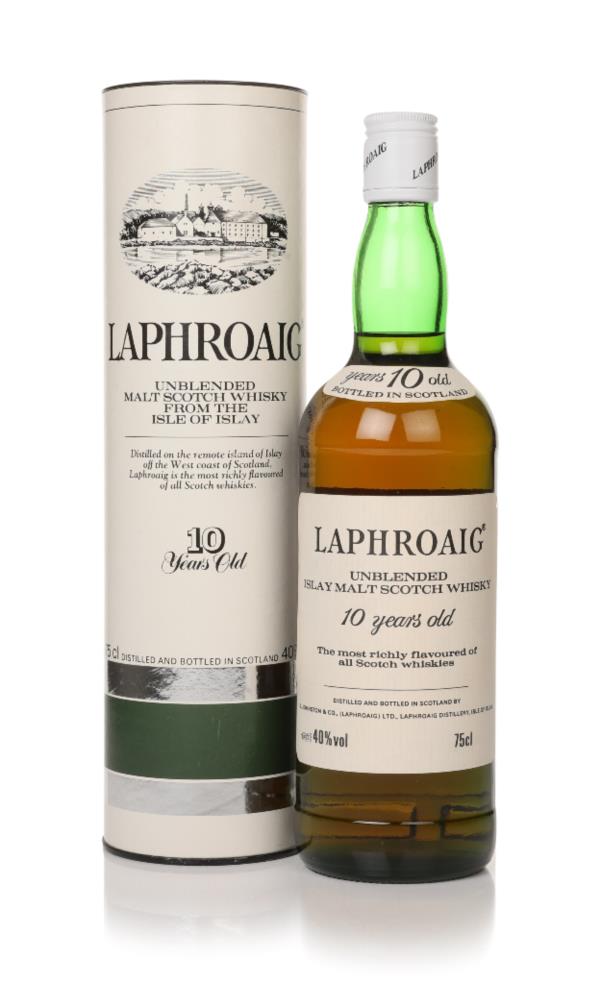 Laphroaig 10 Year Old 1980s Single Malt Whisky