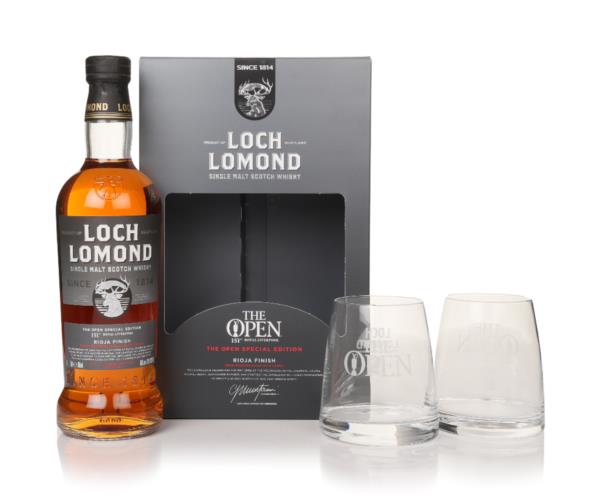 Loch Lomond The Open 2023 Special Edition Gift Set with 2x Glasses Single Malt Whisky
