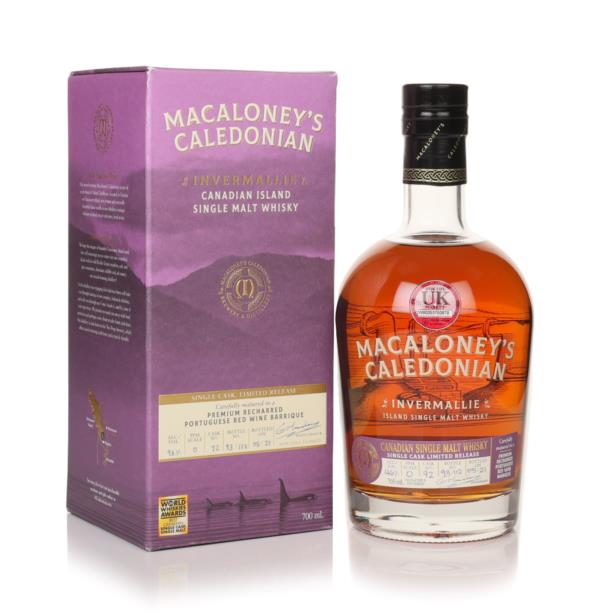 Macaloneys Caledonian (cask 72) - Invermallie Red Wine Barrique Single Malt Whisky