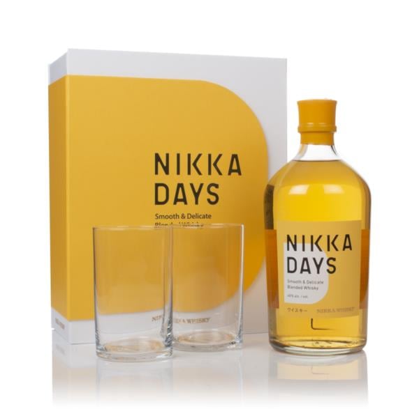 Nikka Days Gift Pack with 2x Glasses Blended Whisky