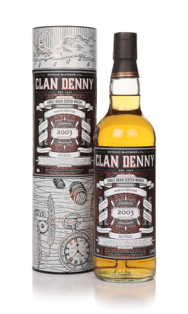 North British 18 Year Old 2003 (cask 15117) - Clan Denny (Douglas Lain Grain Whisky