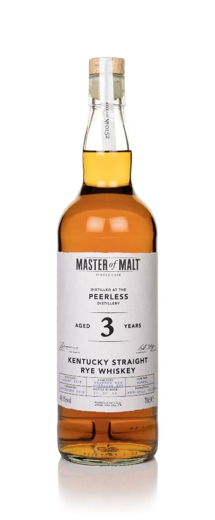 Peerless Kentucky Rye 3 Year Old 2016 Single Cask (Master of Malt) Rye Whiskey