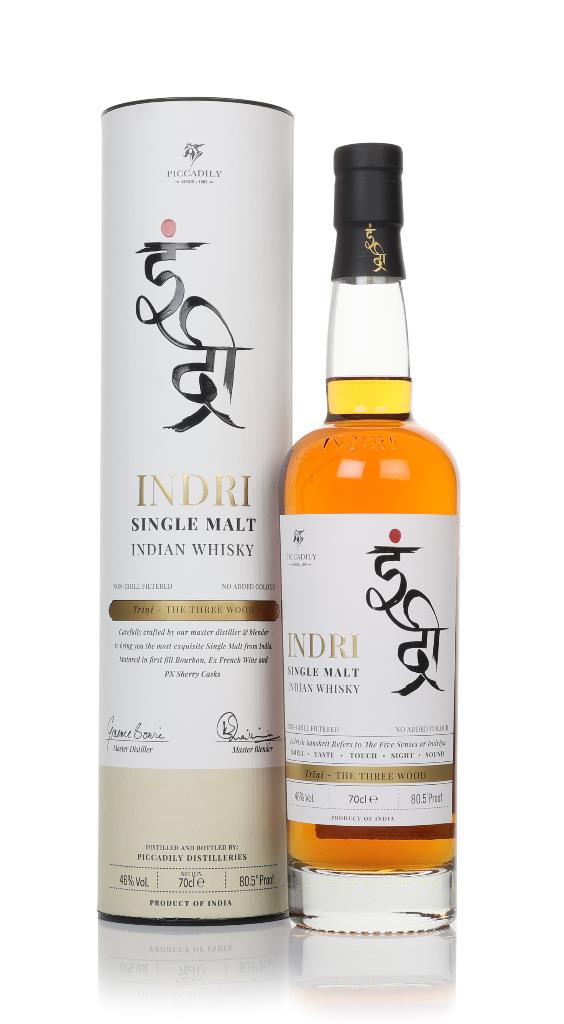 Indri Trini Three Wood Indian Single Malt Single Malt Whisky