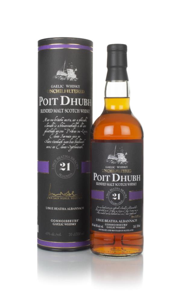 Poit Dhubh 21 Year Old Blended Malt Whisky