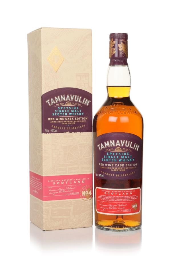 Tamnavulin Red Wine Cask Edition - American Cabernet Sauvignon Single Malt Whisky