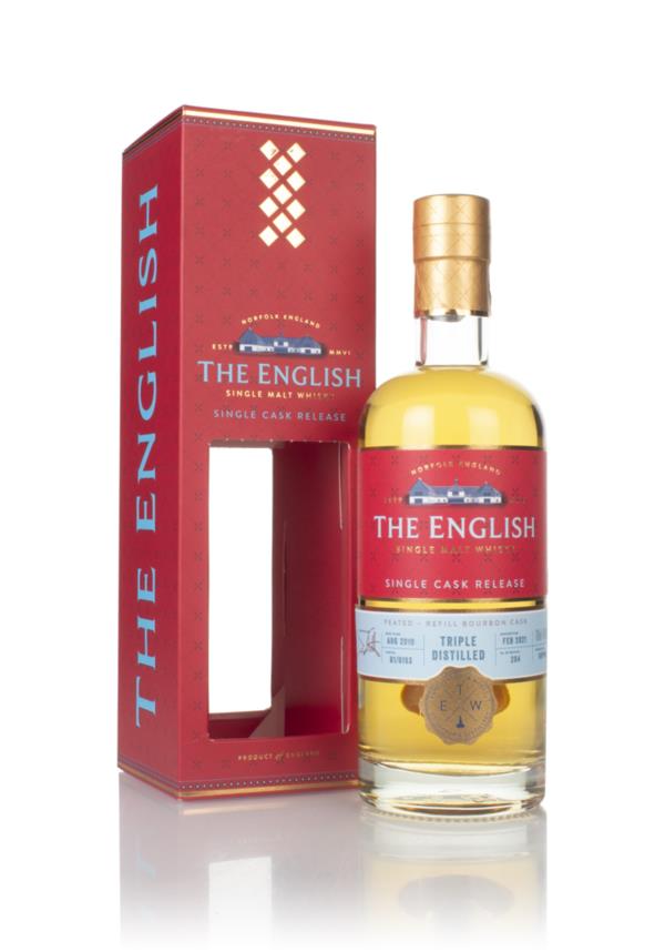 The English Single Cask Release - Triple Distilled Peated Single Malt Whisky