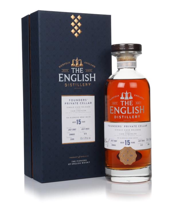 The English 15 Year Old 2007 (cask DM003) Founders Private Cellar Single Malt Whisky