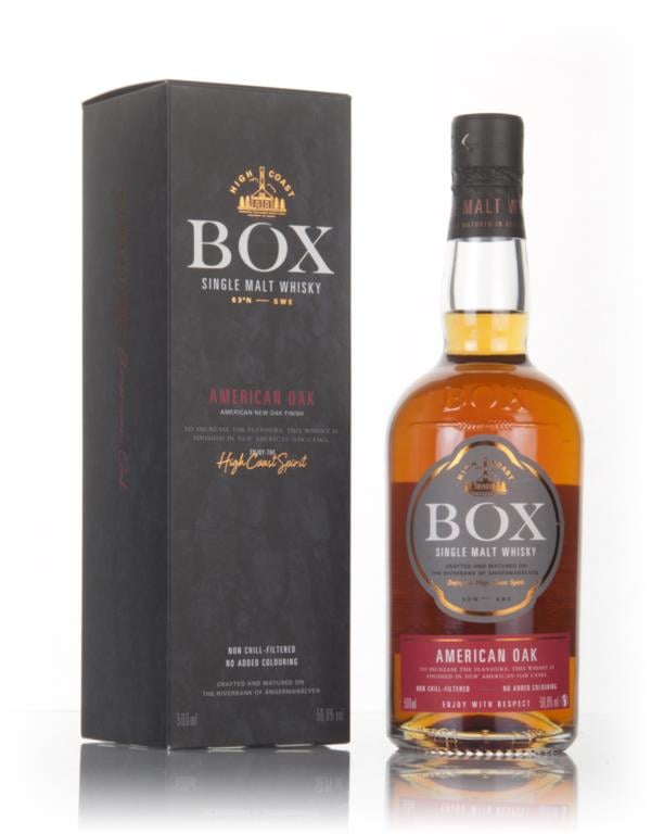 Box Single Malt American Oak Single Malt Whisky