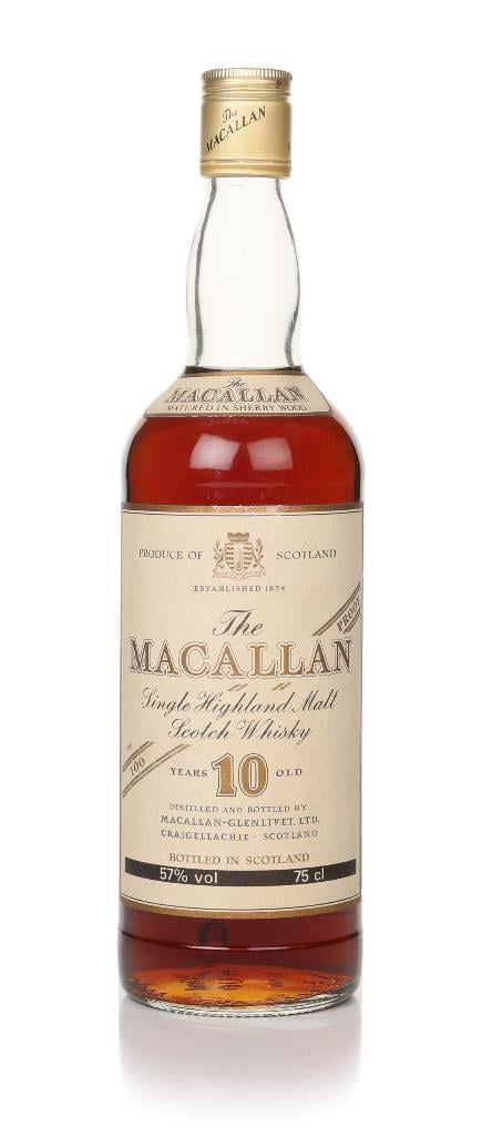 The Macallan 10 Year Old 100 Proof - 1980s Single Malt Whisky