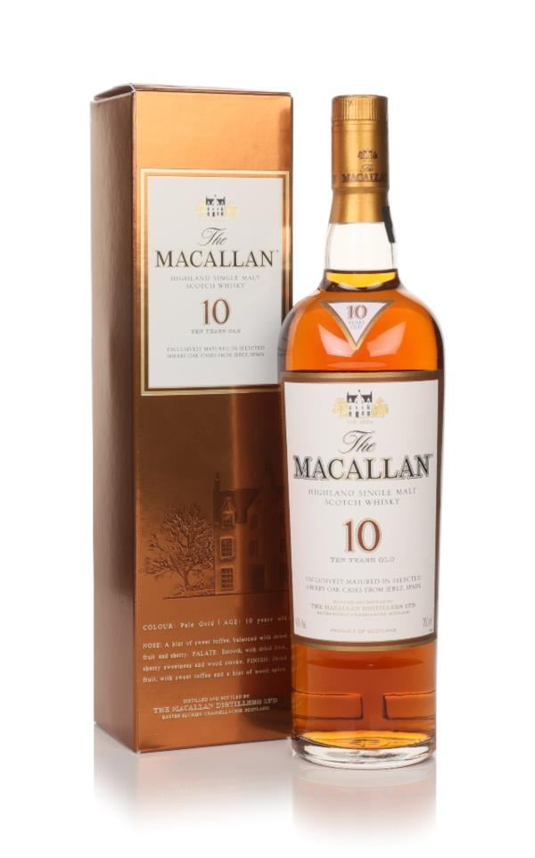 The Macallan 10 Year Old Sherry Oak - Late 2000s Single Malt Whisky