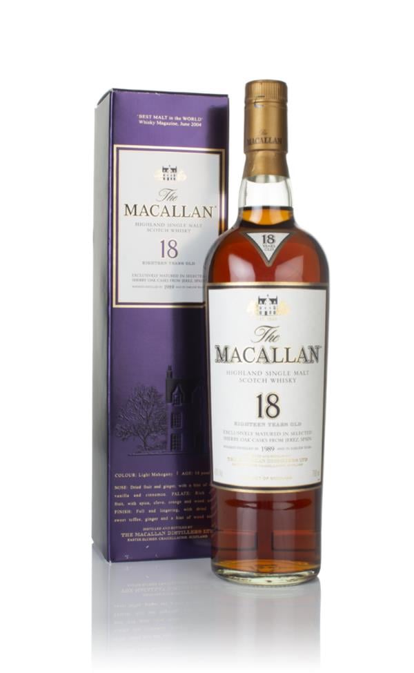 The Macallan 18 Year Old 1989 Sherry Oak Single Malt Whisky