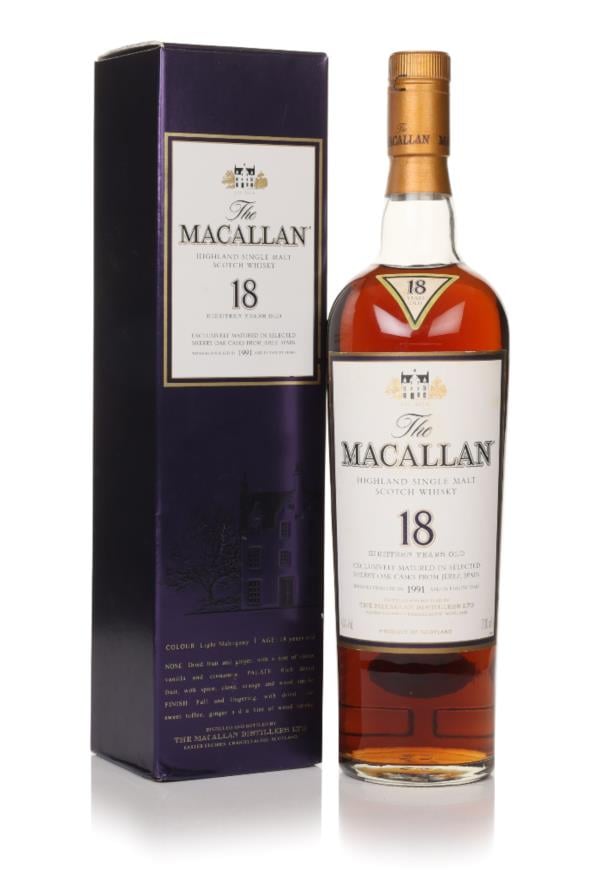 The Macallan 18 Year Old 1991 Sherry Oak Single Malt Whisky