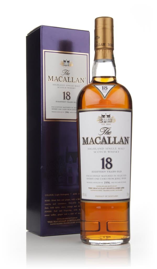 The Macallan 18 Year Old 1996 Sherry Oak Single Malt Whisky