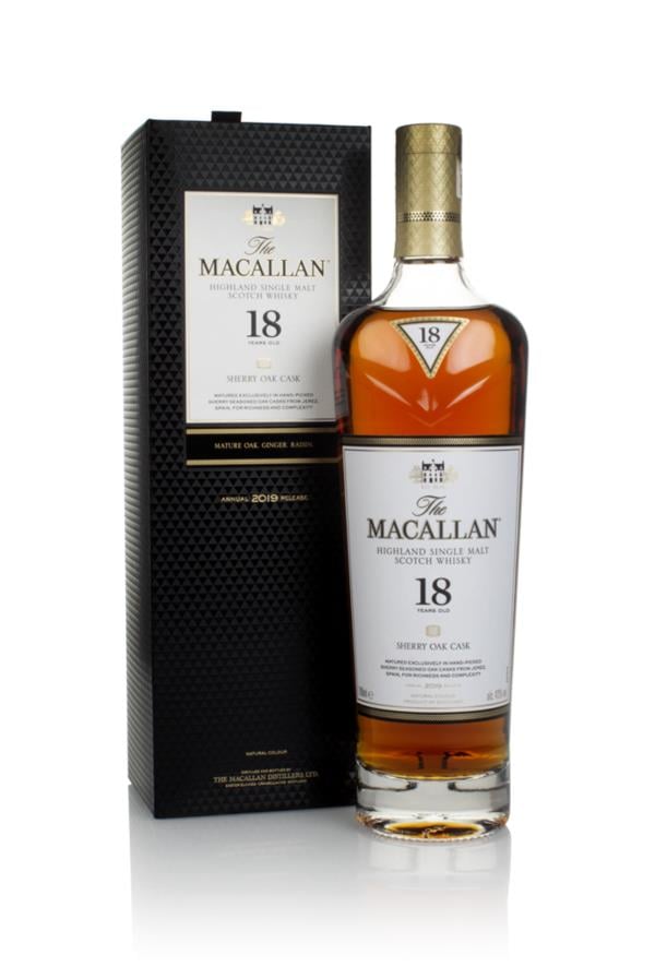 The Macallan 18 Year Old Sherry Oak (2019 Release) Single Malt Whisky