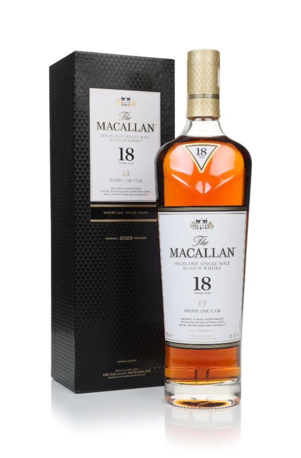 The Macallan 18 Year Old Sherry Oak (2022 Release) Single Malt Whisky