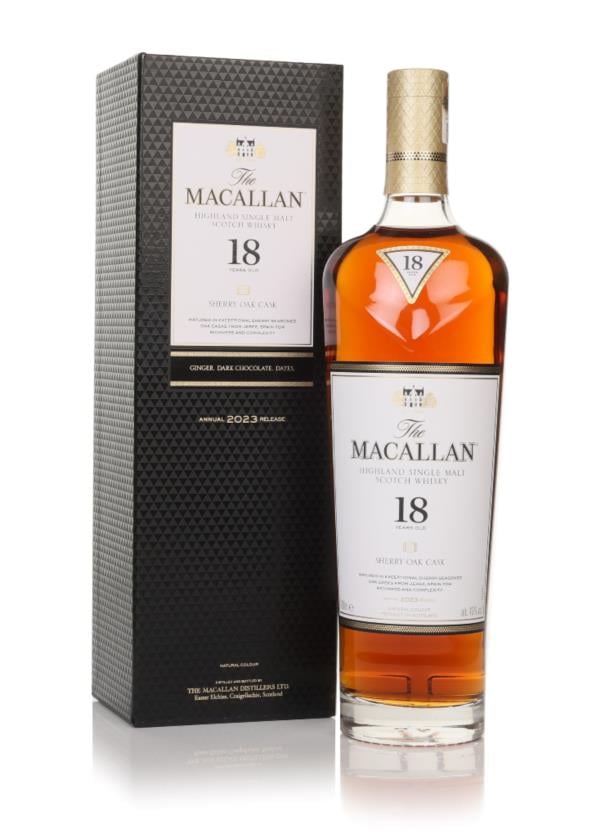 The Macallan 18 Year Old Sherry Oak (2023 Release) Single Malt Whisky