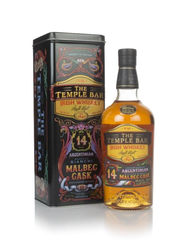 The Temple Bar 14 Year Old Malbec Cask Finish Single Malt Whiskey