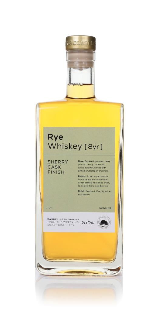 The Wrecking Coast Rye Whiskey 8 Year Old Sherry Cask Finish Rye Whisky