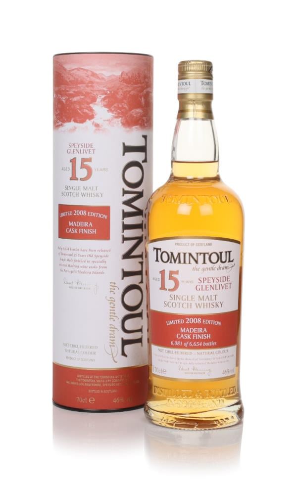 Tomintoul 15 Year Old 2008 Madeira Cask Finish Single Malt Whisky