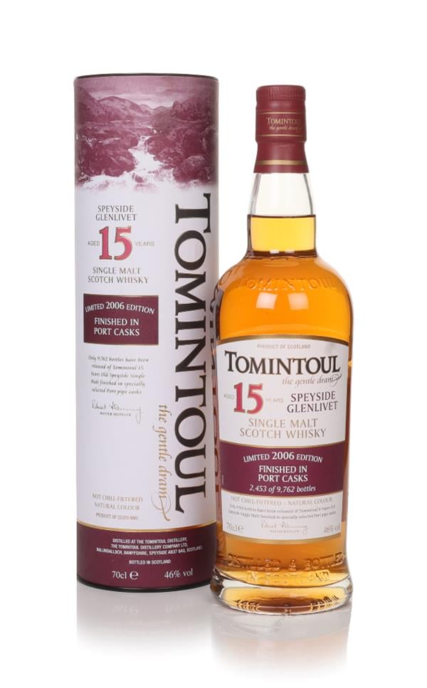 Tomintoul 15 Year Old Portwood Finish Single Malt Whisky