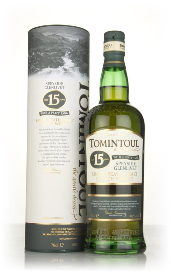 Tomintoul 15 Year Old with a Peaty Tang Single Malt Whisky