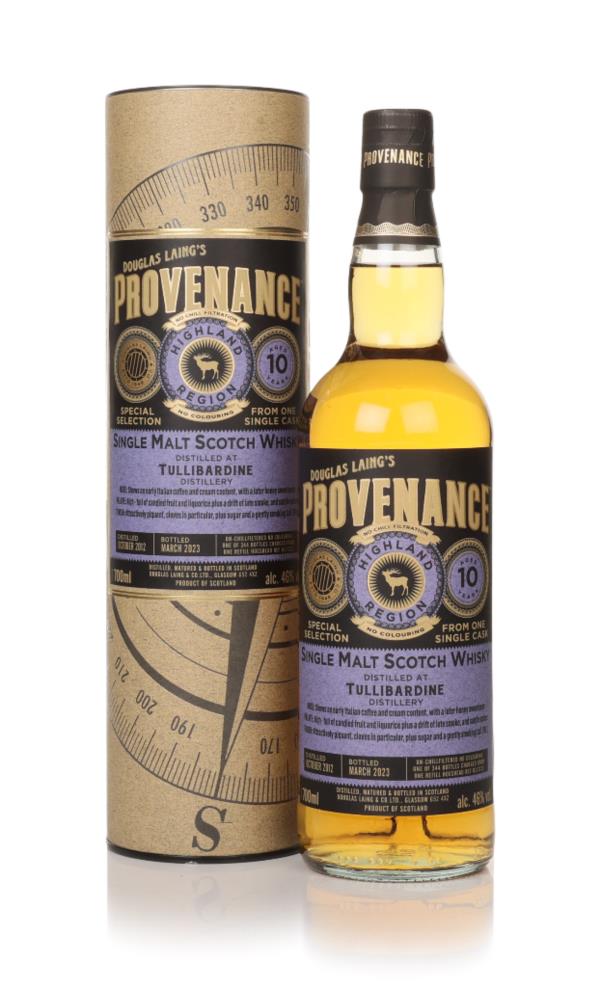 Tullibardine 10 Year Old 2012 (cask 17233) - Provenance (Douglas Laing Single Malt Whisky