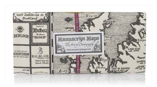 Manuscript Maps Whisky Map Tea Towel