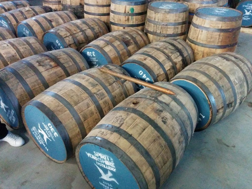 Bourbon casks