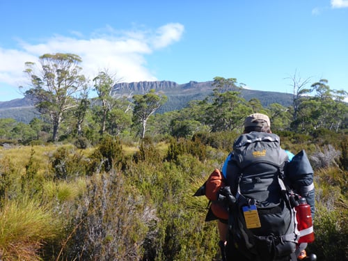 Cooper King backpacking