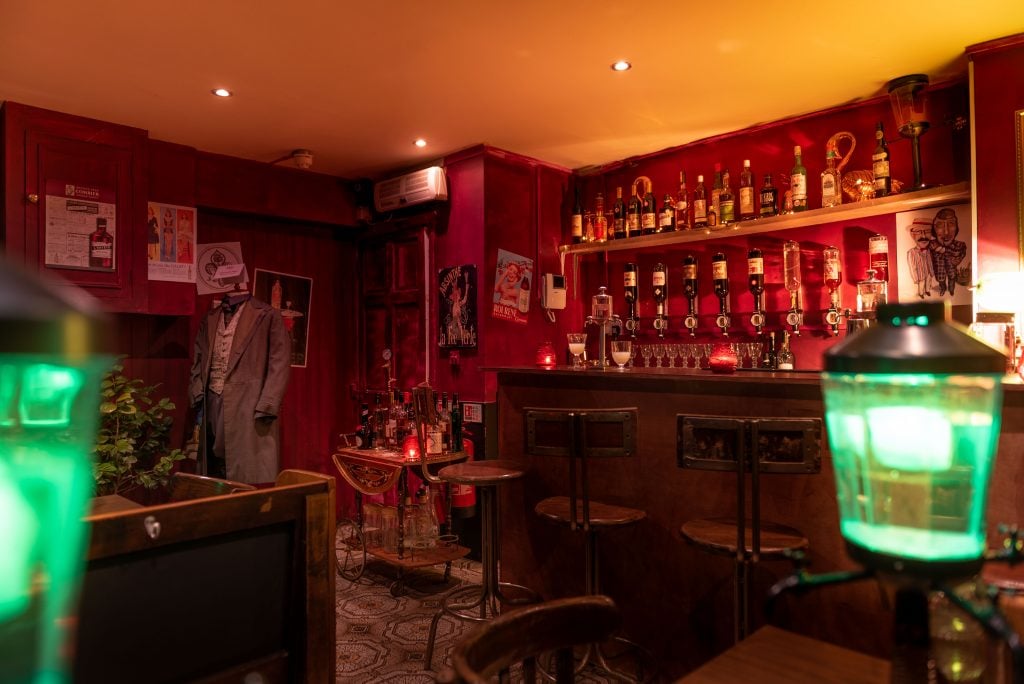 Championing absinthe at Croque Monsieur